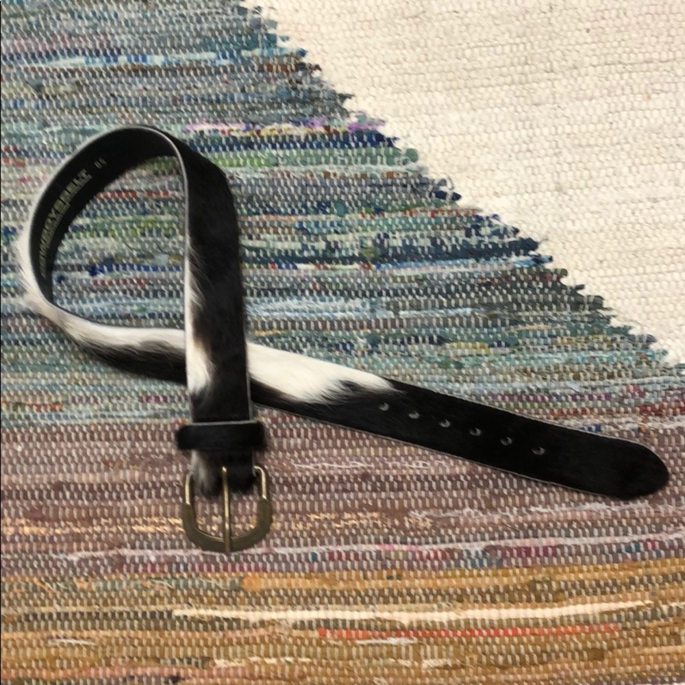 Cowhide belt